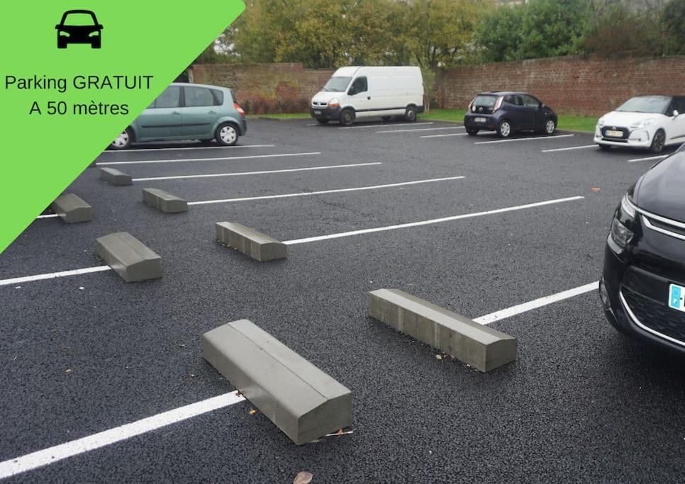 Coquet Studio Tout Equipe Centre Ville Wifi 2Pers Saint-Quentin  Dış mekan fotoğraf